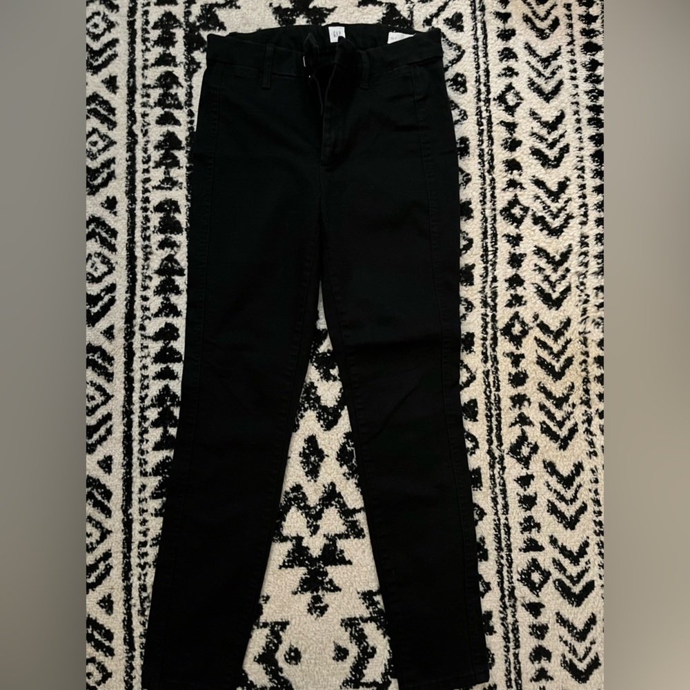 Gap size 2 petite soft black jeans.